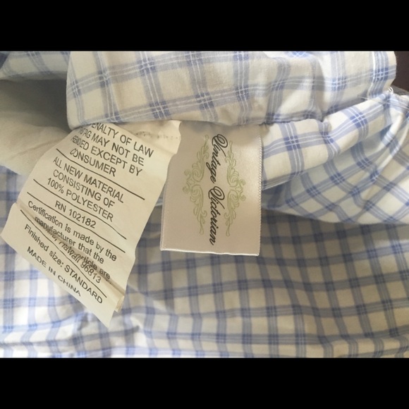 NW SHABBY CHIC STYLE PATCHWORK STANDARD SHAM - Picture 4 of 6